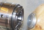 masterchuck with sticky chuck on bowl