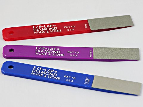 Eze-lap diamond hones set of three
