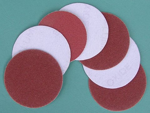 50mm high quality velcro discs. 240 grit. pack of 10
