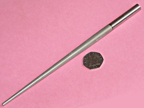 Tapered round diamond hone 150mm