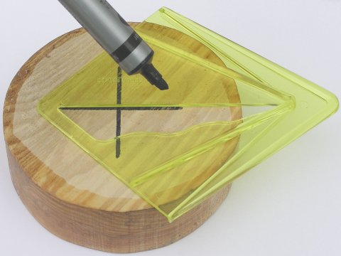 plastic centre finder