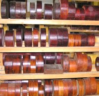 Exotic wood discs