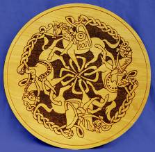 celtic design platter
